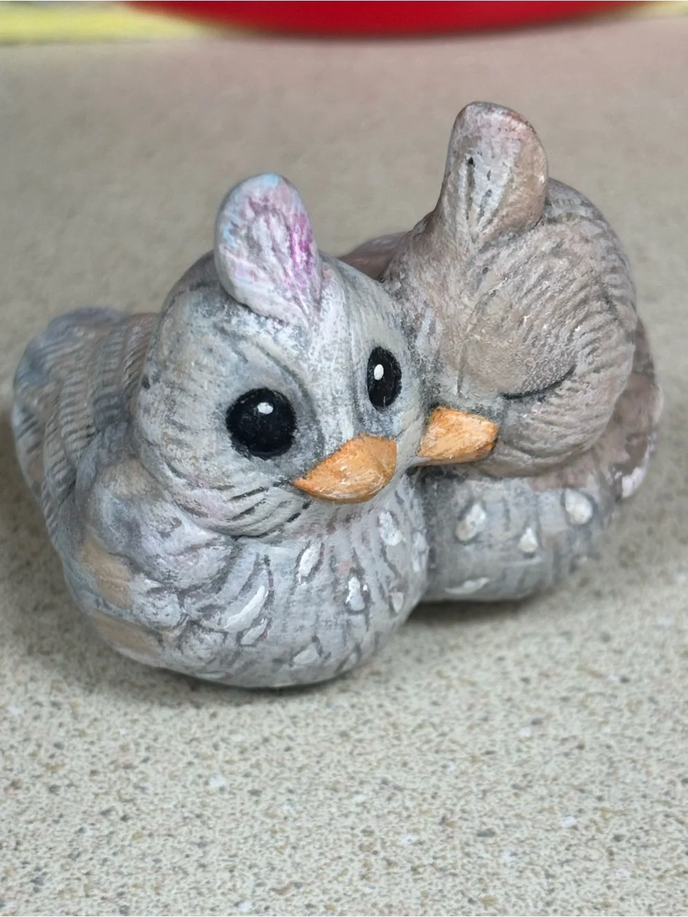 Two Ceramic Birds Figurine